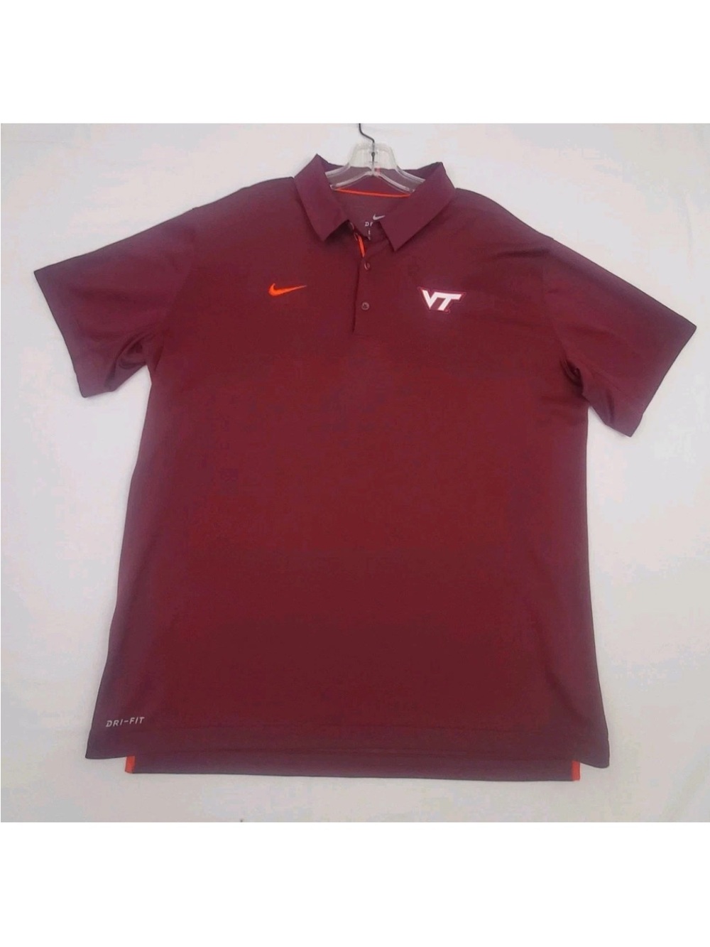 Nike Virginia Tech Hokies Mens Polo Shirt